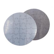 熱轉印圓形拼圖 MDF木質 DIY個性訂制益智拼圖 Puzzle （24片） 