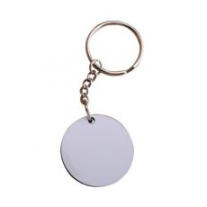 空白熱轉印圓形鑰匙扣 MDF木質（MDF Keychain）(10個/包)