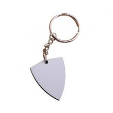 空白熱轉印盾牌形狀鑰匙扣 MDF木質（MDF Keychain)(10個/包)