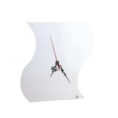 熱轉印國旗形狀掛鐘 MDF木質 DIY個性鐘錶/懸掛鐘 Hanging Clock