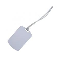空白熱轉印弧邊矩形行李掛牌/吊牌 MDF木質Luggage Tag with Belt(10個/包)