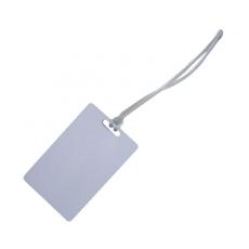 空白熱轉印矩形 行李掛牌/吊牌 MDF木質 Luggage Tag with Belt(10個/包)